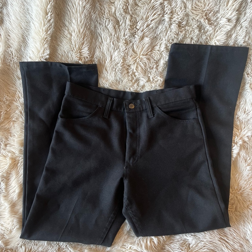 Wrangler Men's Black Straight Leg Pants